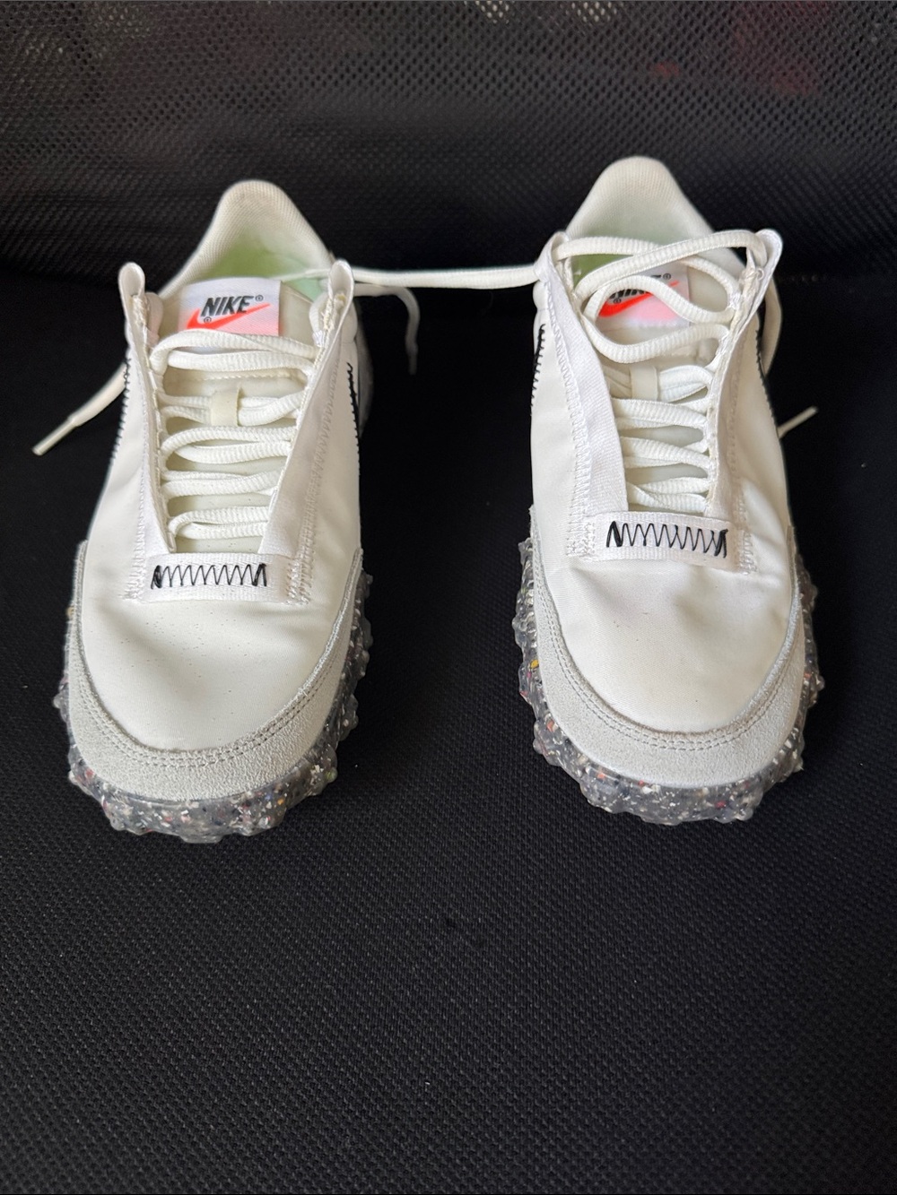 Nike White Women's Sneakers with Speckled Recycled Sole